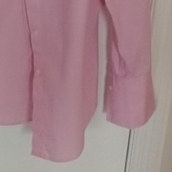 Women's Banana Republic Size 0 pink button down shirt - Riley Tailored Fit - Picture 7 of 11